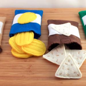 Child’s Play Food Made of Felt felt-snacks