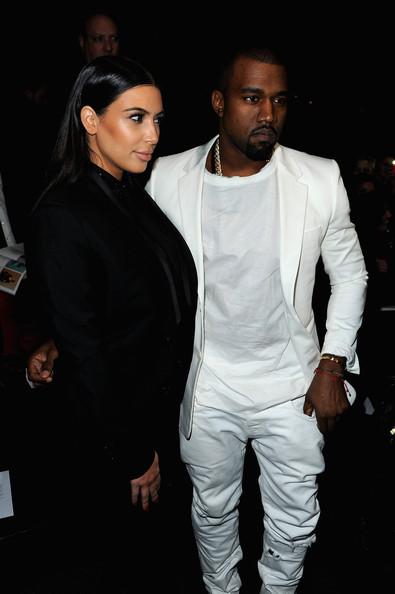 Kim Kardashian and Kanye West at Givenchy Paris Fashion Week
Kim...
