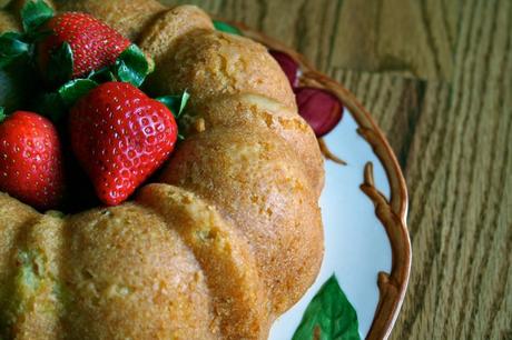 French Yogurt Cake with a Maple Strawberry Sauce IMG_9009