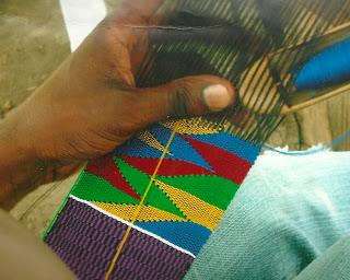 Textile workshop in Ghana