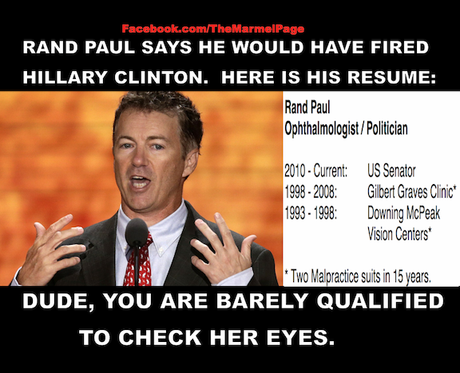 Video: Sen. Rand Paul Goes On A Condescending Rant Towards Hillary Clinton At Benghazi Hearing