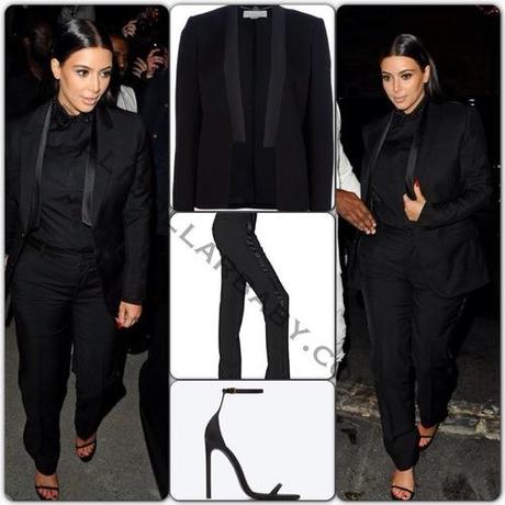 Celeb Style: Kim Kardashian at the Givenchy Fall/Winter 2013... Celeb Style: Kim Kardashian at the Givenchy Fall/Winter 2013...
