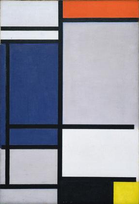 Mondrian abstract painting
