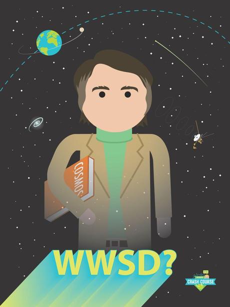 edwardspoonhands:
dftbarecords:
What would Sagan do? Check out... edwardspoonhands:
dftbarecords:
What would Sagan do? Check out this new poster available from CrashCourse!
Guys…Carl Sagan is the best…
For mywildloves :)
