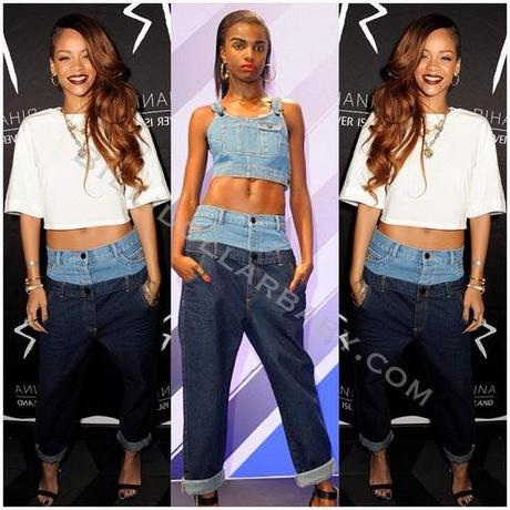 Celeb Style: Rihanna was spotted at her official launch in...
