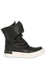 Wrapped and Tied:  Cinzia Araia Leather High Sneakers