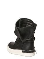 Wrapped and Tied:  Cinzia Araia Leather High Sneakers