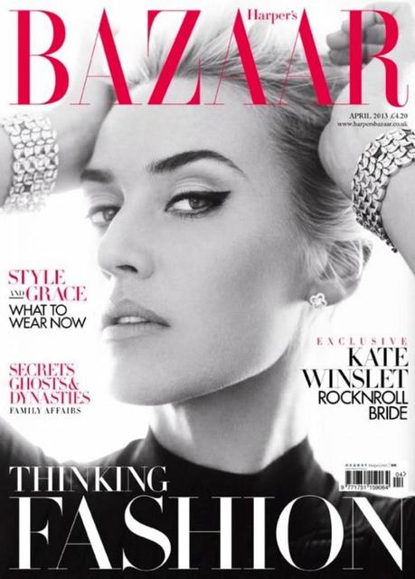 Covers- Kate Winslet by Alexi Lubomirksi for Harper’s Bazaar UK April 2013