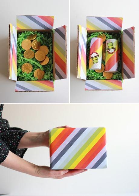 St. Patrick's day candy poppers & care package
