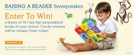 Enter the Raising a Reader Sweepstakes to Win 10 Personalized Books from I See Me! Enter the Raising a Reader Sweepstakes to Win 10 Personalized Books from I See Me!
