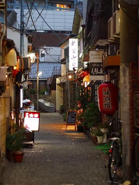 P2040061 しっとりとした裏路地，花街，神楽坂 / Kagurazaka,traditional Japanese atmosphere