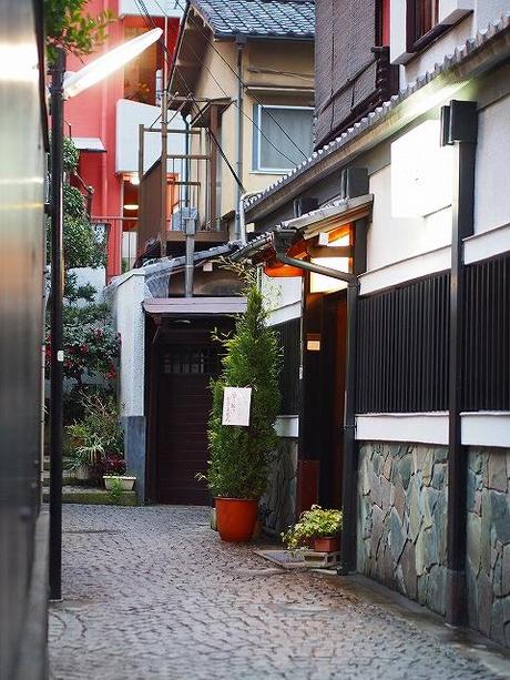 P2040051 しっとりとした裏路地，花街，神楽坂 / Kagurazaka,traditional Japanese atmosphere