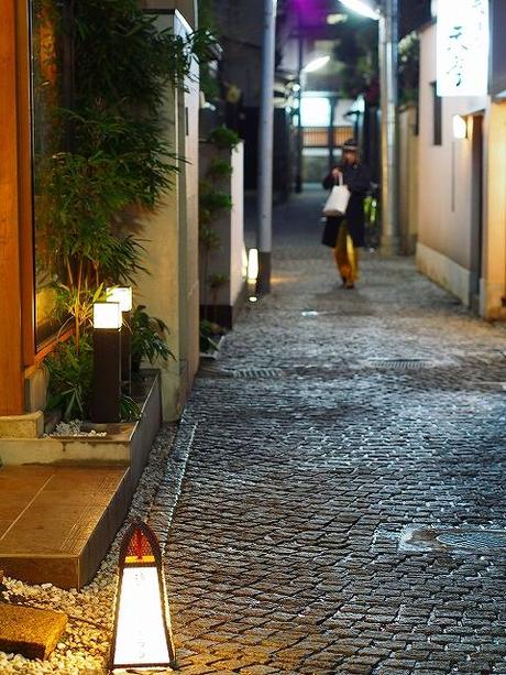 P2040080 しっとりとした裏路地，花街，神楽坂 / Kagurazaka,traditional Japanese atmosphere