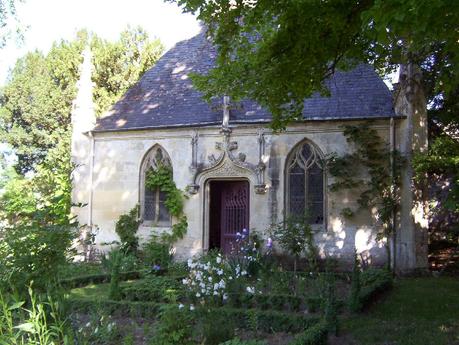 The Award-winning Gardens at Château de la Bourdaisière The small Chapel at the Château de la Bourdaisière castle in France
