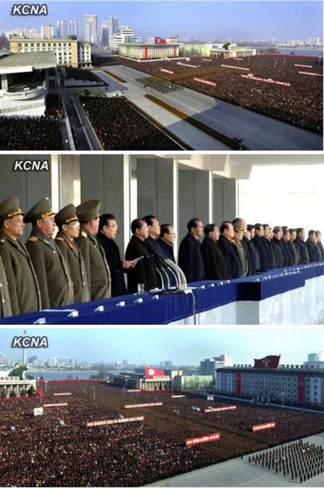 UNSC Approves New Sanctions for DPRK’s 3rd Nuclear Test Views of an army-people solidarity rally in Kim Il Sung Square on 7 March 2013 (Photos: KCNA)