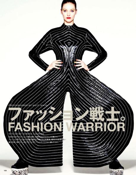 Iris van Berne by Matt Irwin for Vogue Japan April 2013