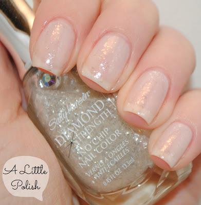 OPI - Don't Touch My Tutu with Sally Hansen - Glass Slipper