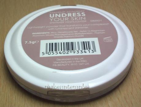 MUA Undress Your Skin Shimmer Highlighter Review