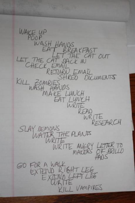 Life by Lists Daily list