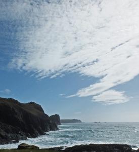Kynance Cove on a Spring morning Kynance sky