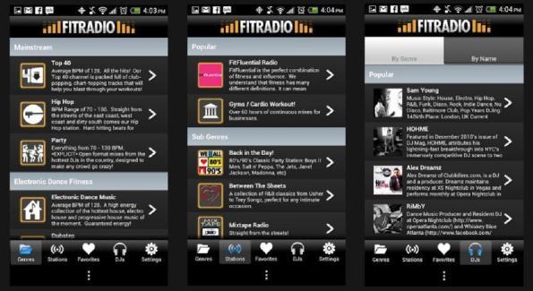 Fit Radio App