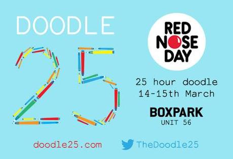 25 Hour Doodle for Red Nose Day
