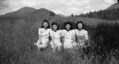 Today is the second anniversary of the terrible Tōhoku earthquake and tsunami in Japan. Remembering the people who suffered there today.
(And loving this picture of Japanese Canadian women taken in 1946)