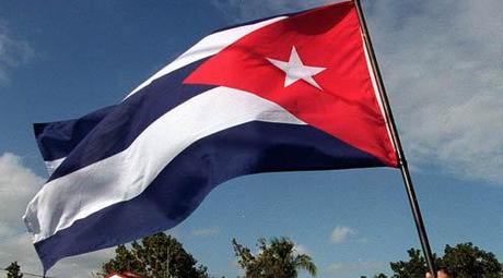 A Cuban flag