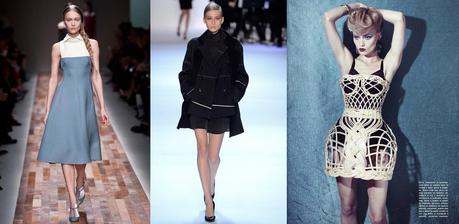 Our favorite models of the Fashion Weeks for Fall-Winter 2013-2014 Katya Riabinkina at Valentino, Akris and for Vogue Italia © Yannis Vlamos © Filipo Fior © Craig McDean