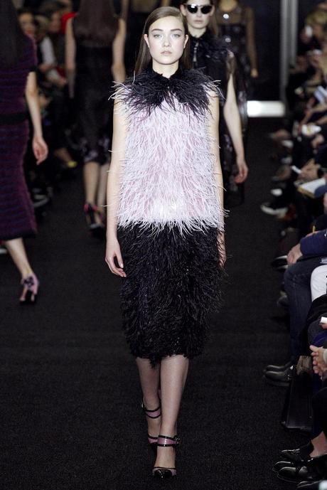 Our favorite models of the Fashion Weeks for Fall-Winter 2013-2014 Yumi Lambert at Erdem © Marcus Tondo