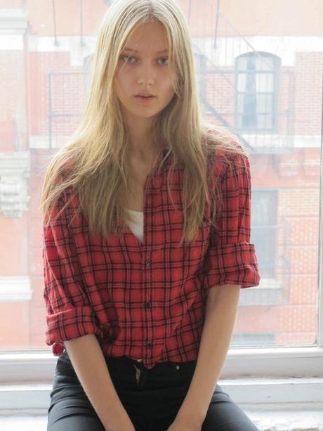 Our favorite models of the Fashion Weeks for Fall-Winter 2013-2014 Katya Ryabinkina comp card