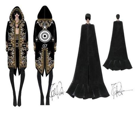 Riccardo Tisci’s Custom Givenchy Piece for Rihanna...