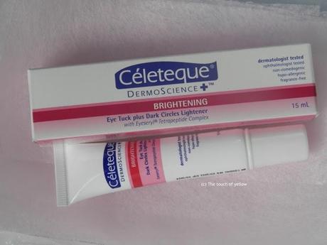 Review: Celeteque eye tuck plus Dark Circles lightener