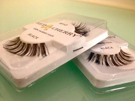 Red Cherry False Eyelashes 'Haul'