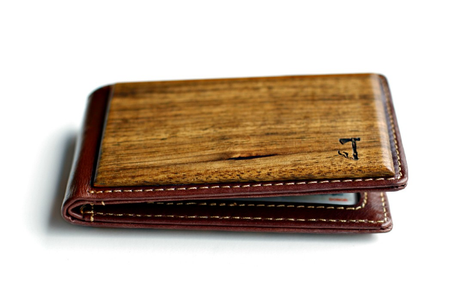 Zebrawood Bifold Wallet Slim Timber