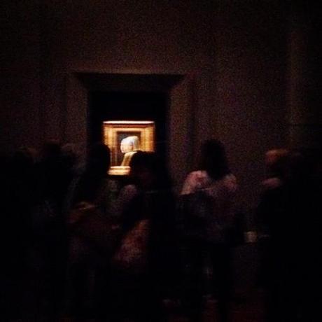 Girl With The Pearl Earring in a no photography zone. (at de Young Museum)