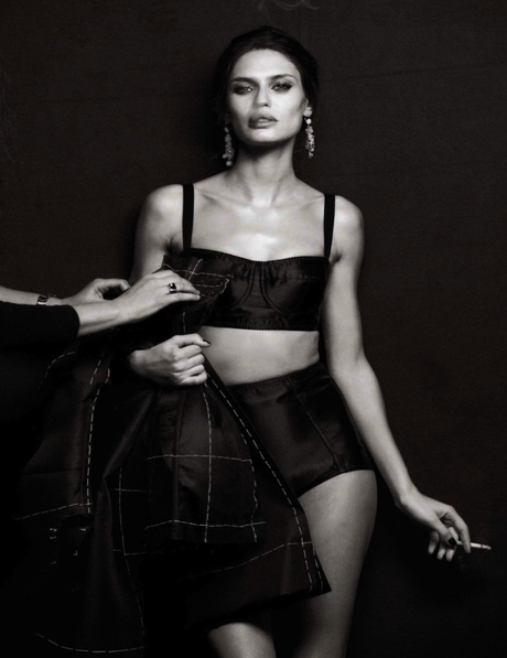 Bianca Balti by Peter Lindbergh for Vogue Italia March 2013