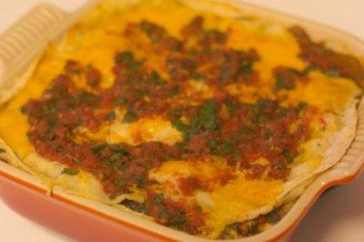 Bean Tortilla Casserole Bean Tortilla Casserole