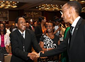 Dr. Anastase Gasana, former Rwandan Minister of Foreign Affairs at Boston Rwanda Day 2012 on Saturday 22nd September. He is the founder of the newly created armed rebel movement MRP. 