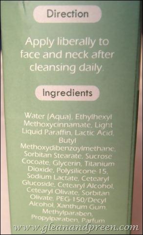 Cosmedic Lumifast Brightening Day Cream Ingredients