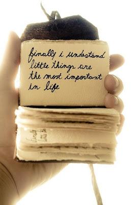 little things. little things.