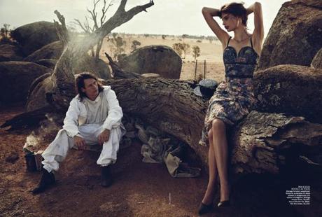 Cassi van den Dungen and Lucas Pittaway by Will Davidson for Vogue Australia April 2013 5