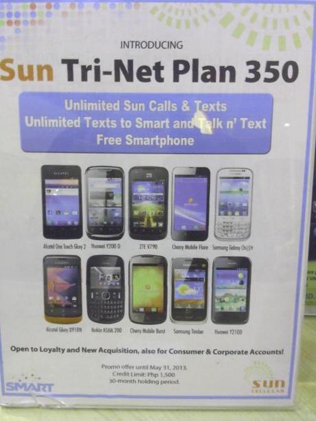 Sun Cellular Plan 350 Phones