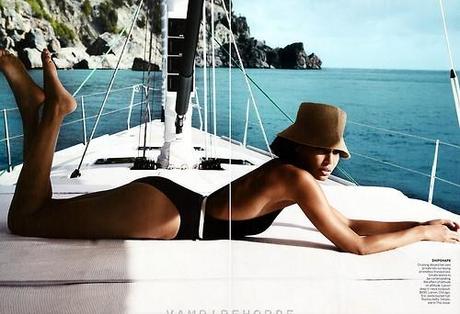 Joan Smalls for US Vogue April 2013 in Smooth Sailing by Patrick...