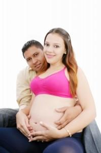 Pregnant Woman With Her Husband