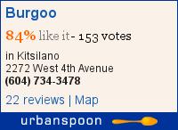 Burgoo on Urbanspoon