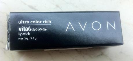 Avon Ultra Color Rich Vitaluscious Lipstick in Reviving Red - Review, Swatches