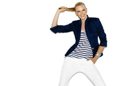 ANNE VYALITSYNA IN NEW SUITEBLANCO SPRING BLOOM 2013 CAMPAIGN