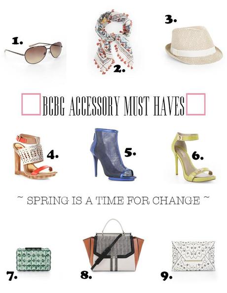 BCBG Spring Accessory Must Haves BCBG Spring Accessory Must Haves