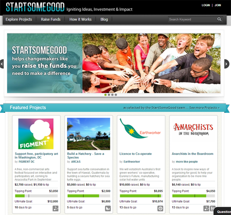 Welcome to the new StartSomeGood.com: It’s time to start more good!